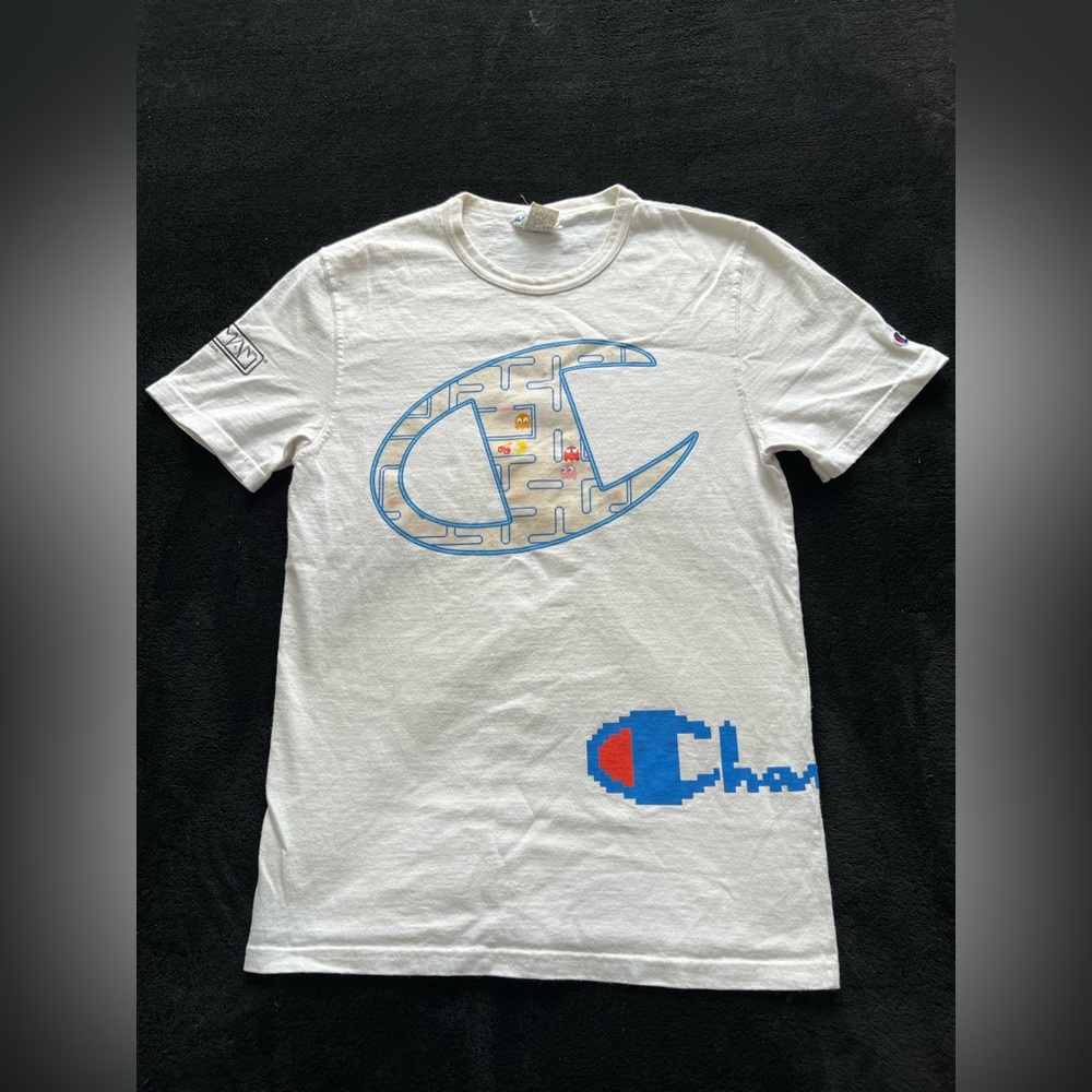 Vintage Pac-Man Champion T-Shirt Size S